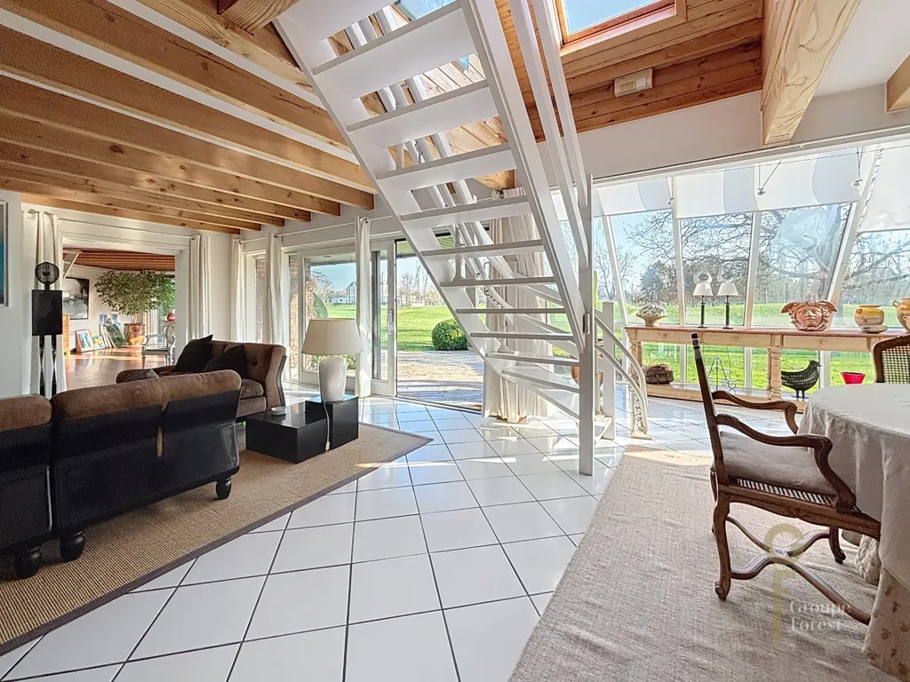 Séjour - Maison de l'Architecte avec Vue Golf à Bondues
