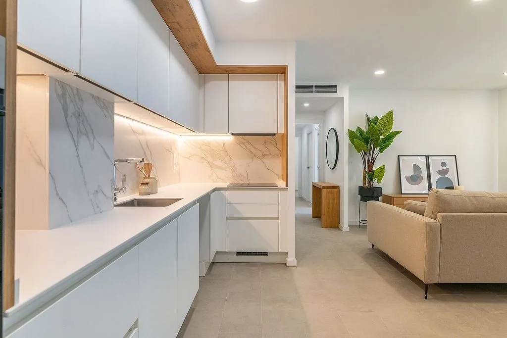 Köök - New Flat with Pool in Cambrils