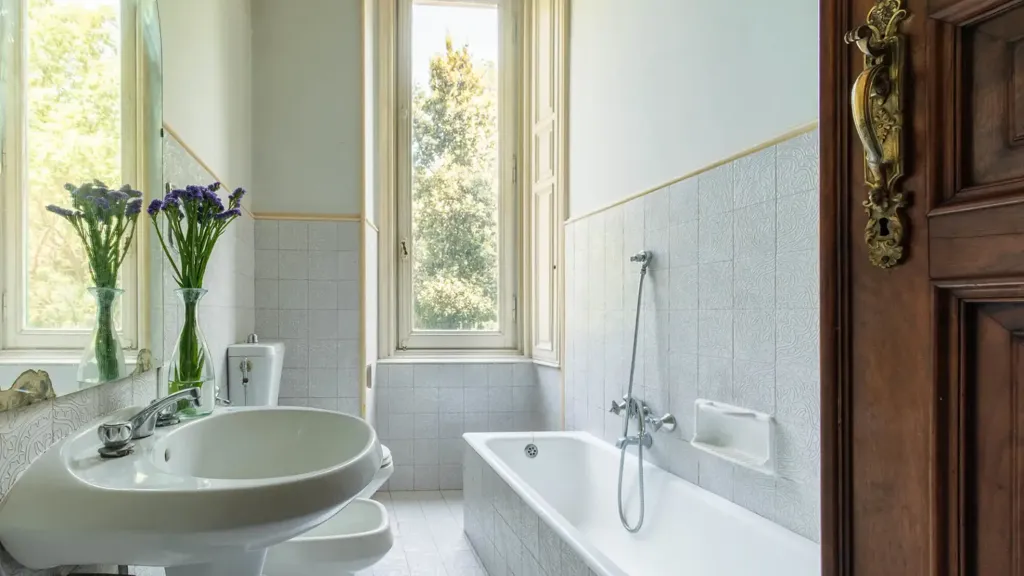 Salles de bain - Noble Apartment with Private Chapel in Genoa