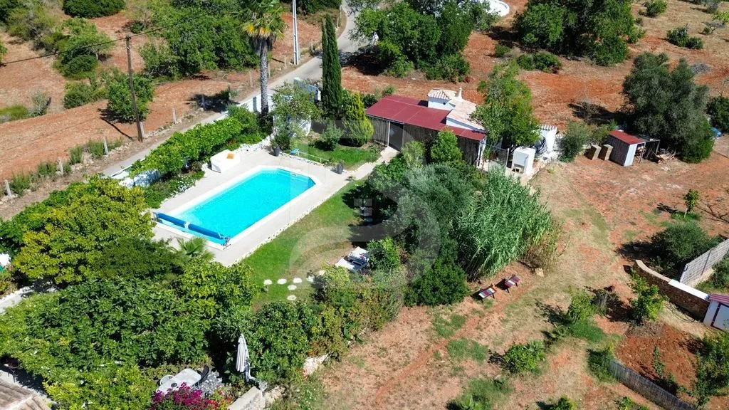 Vista aerea - Rustic House with Pool in Pêra, Algarve