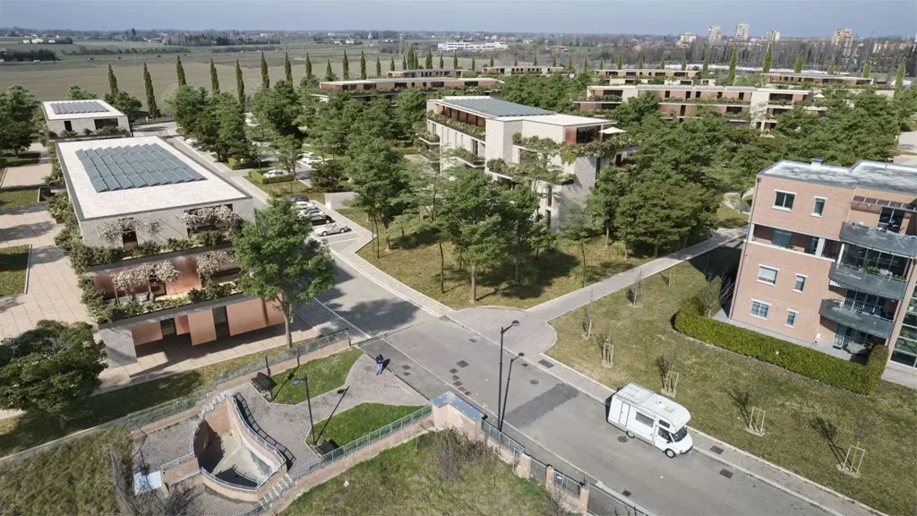 Õhuvaade - Luxury Apartment with Garden in Castel Maggiore
