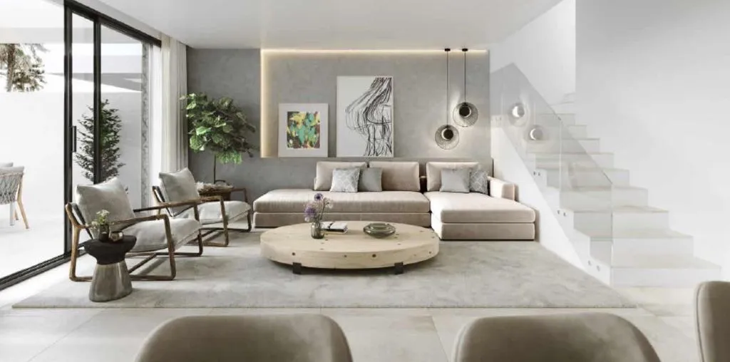 Séjour - Luxury Flat with Pool in Estepona