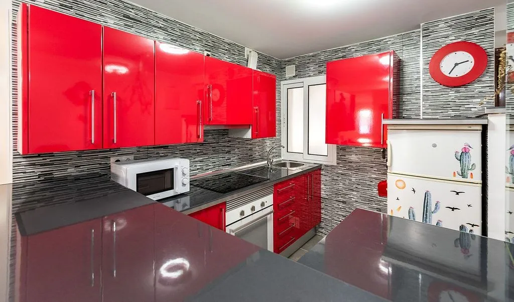 Cucina - Reformado Flat with South Orientation in Oviedo