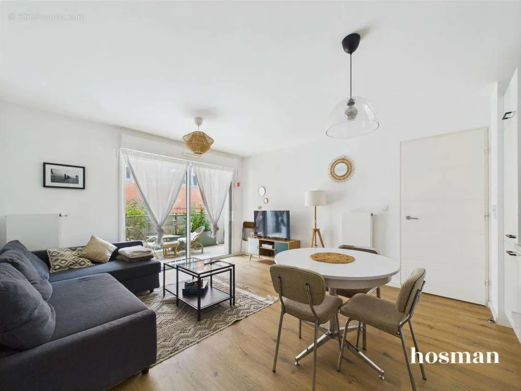 Séjour - Appartement T3 avec Loggia au Calme à Nantes