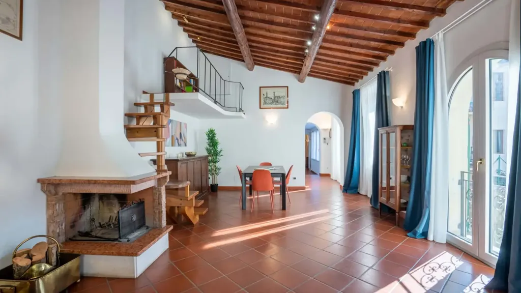 Söögituba - Arty Apartment with Balcony in Florence
