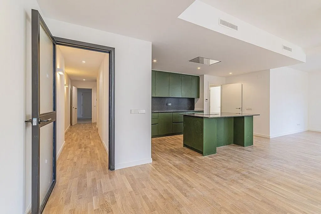 Cucina - Modern Flat with City Views in Ciutat Vella, Barcelona