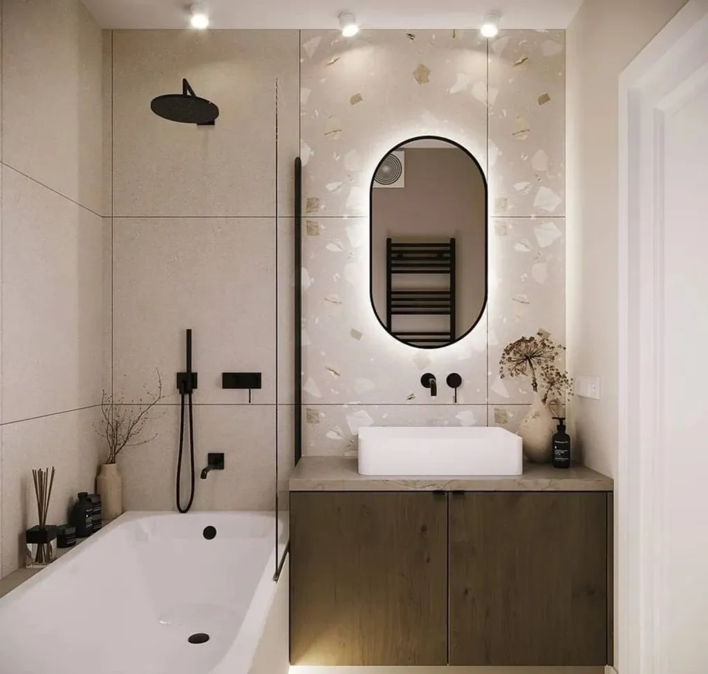 Bathrooms - 3-Bed Apartment with Balcony in Val d'Europe