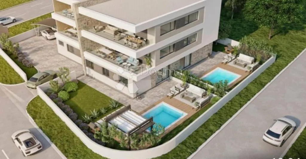 Vista aerea - Modern Apartment with Sea View in Poreč