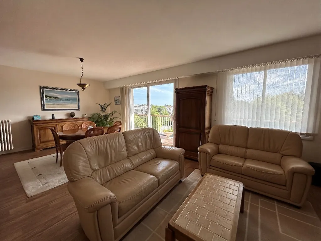 Séjour - Appartement avec Terrasse Sud-Ouest à Saint-Nazaire