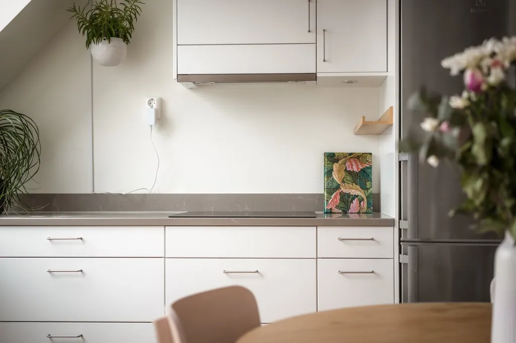Köök - Apartment with Private Terrace in Göteborg