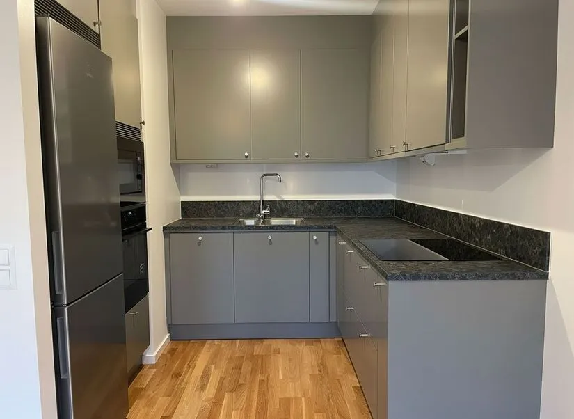 Köök - Efficient Two-Bedroom with Balcony in Nacka