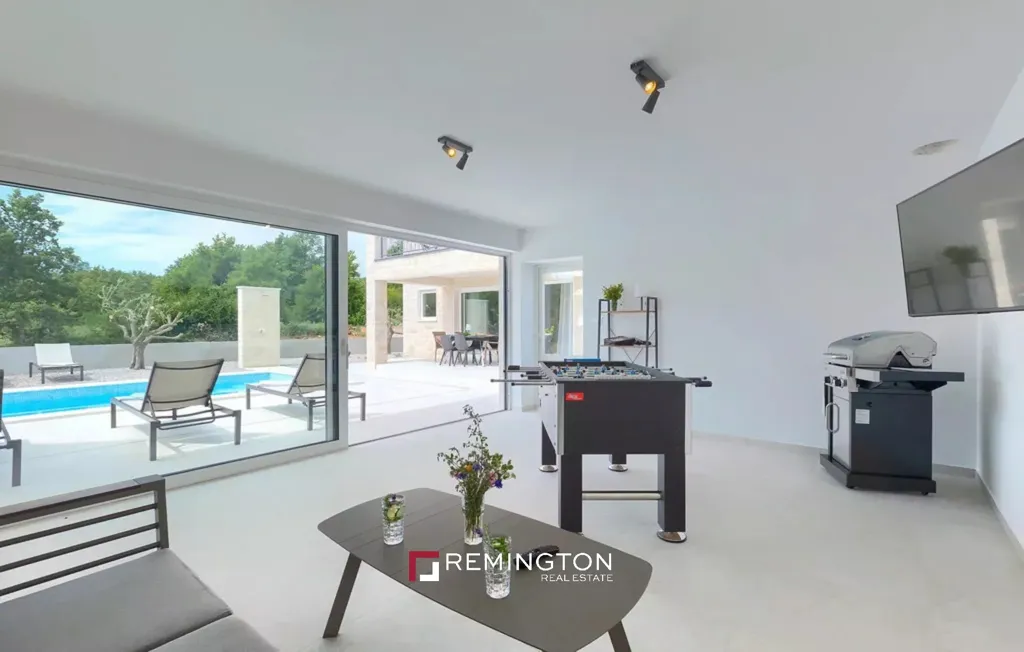 Living Room - House with Heated Pool in Istrian Village