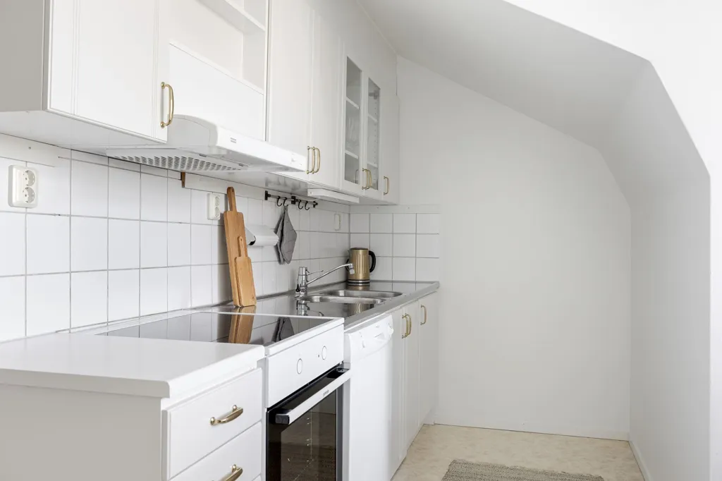 Cocina - 1.5-Room Apartment with High Ceilings in Linköping