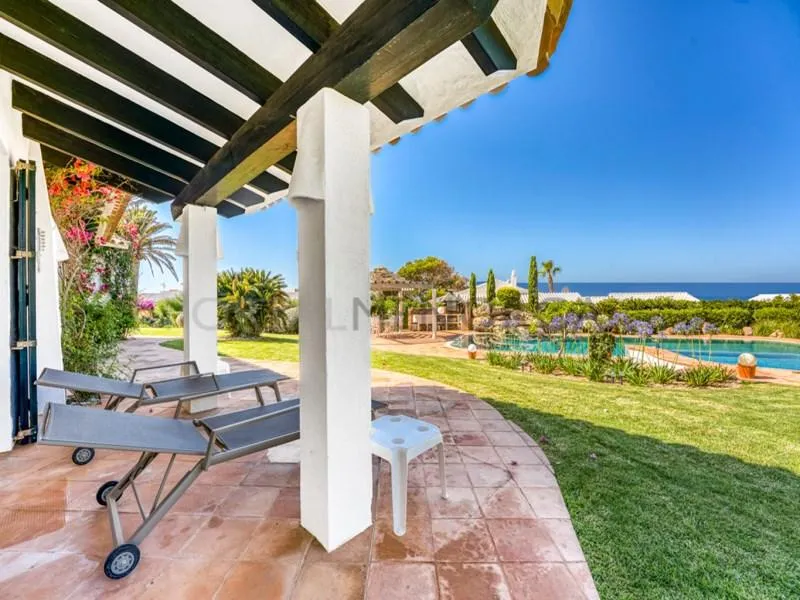 Terrasse - Chalet with Pool in Binidali, Mahón