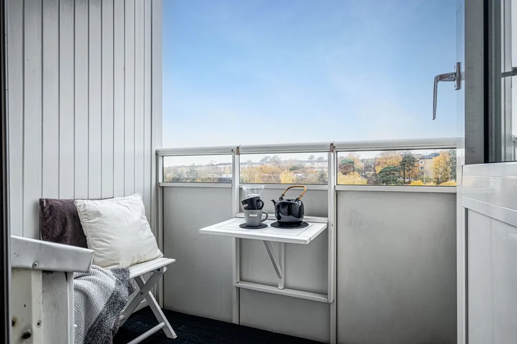 Balcon - Apartment with Balcony and View in Göteborg