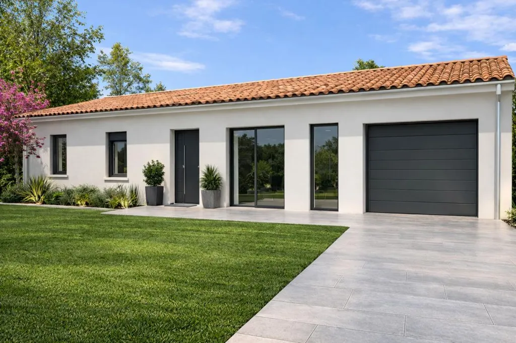 Extérieur - Maison Neuve avec Terrasse à Biscarrosse