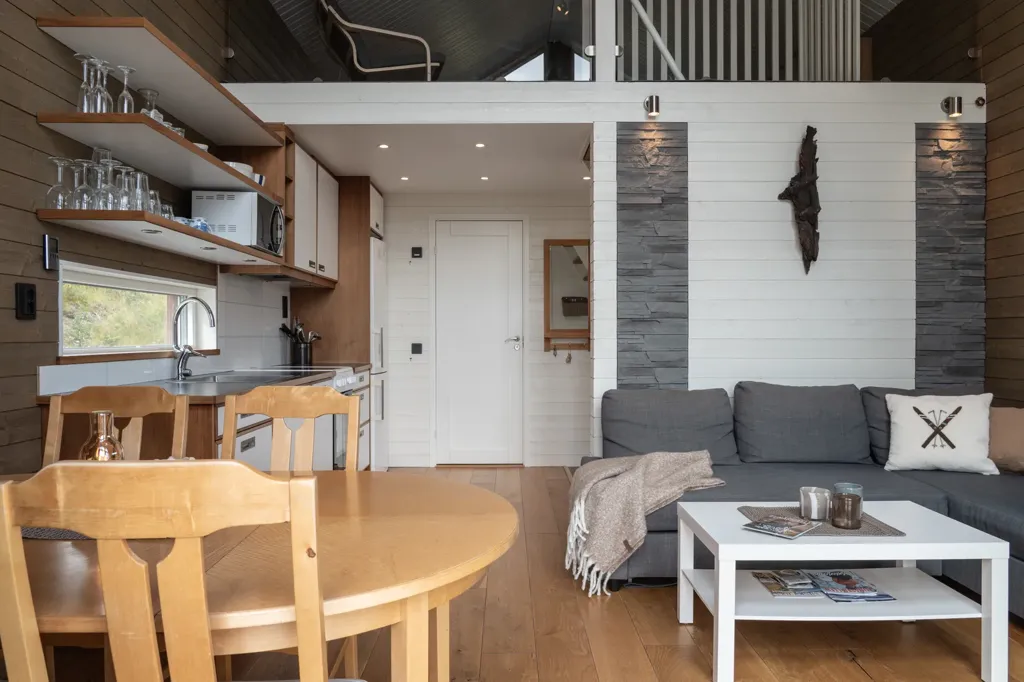 Séjour - Compact Cabin with Panoramic Views near Funäsdalen