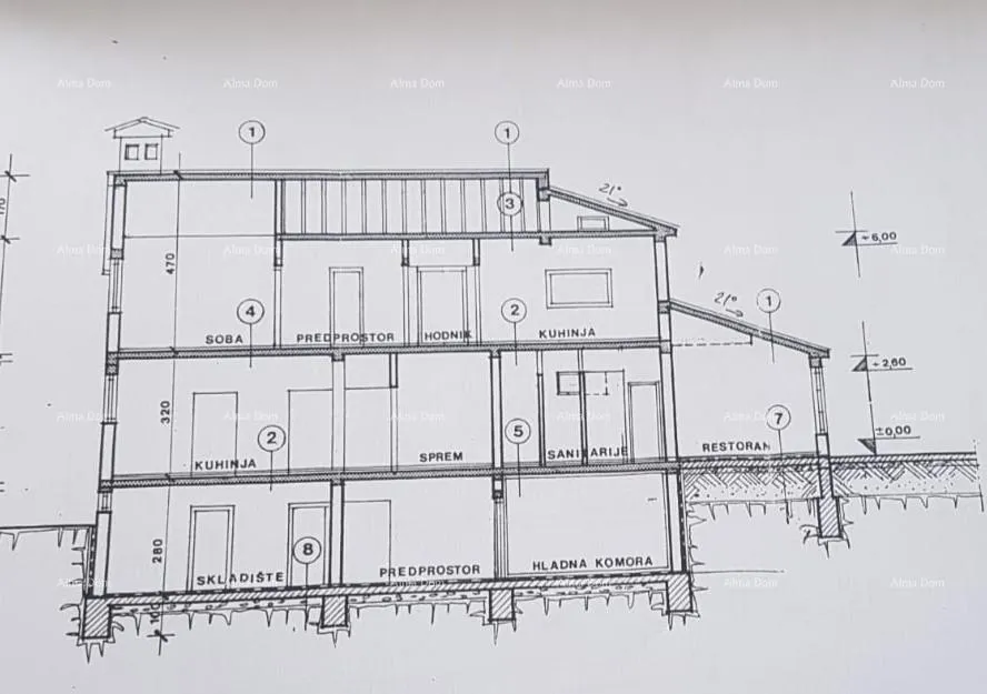 Apartment House with Terraces near Umag