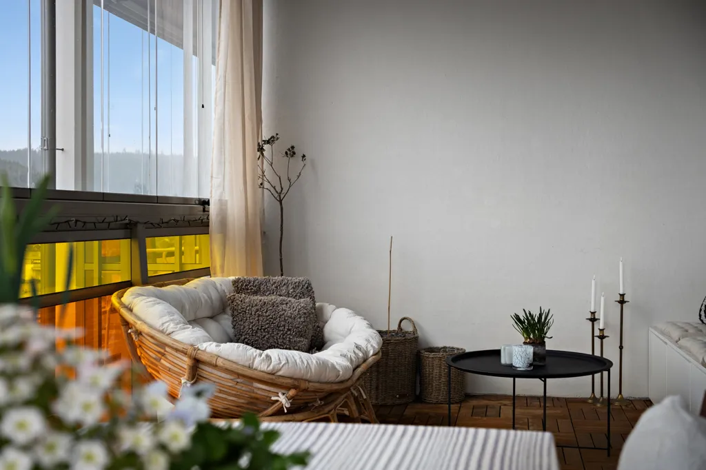 Balcon - Modern Flat with Panoramic View in Ulricehamn