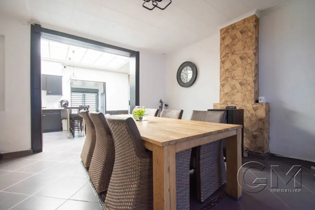 Dining Room - Mitoyen House with Garden in Mouscron
