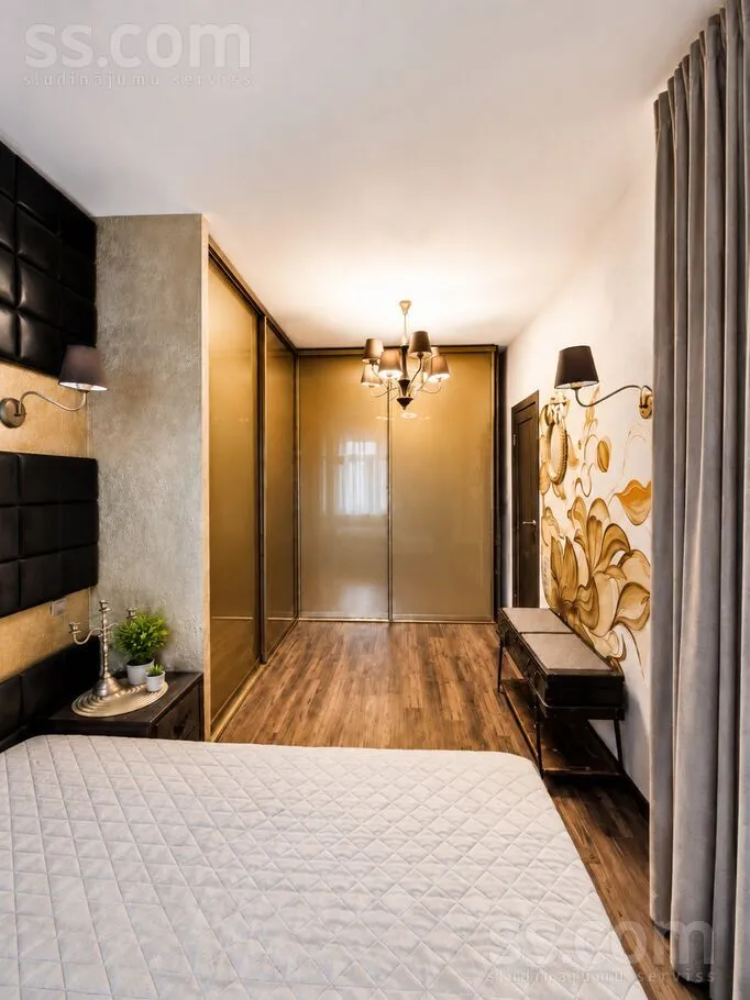 Chambres - 3-Bedroom Apartment with Courtyard View in Riga Centre