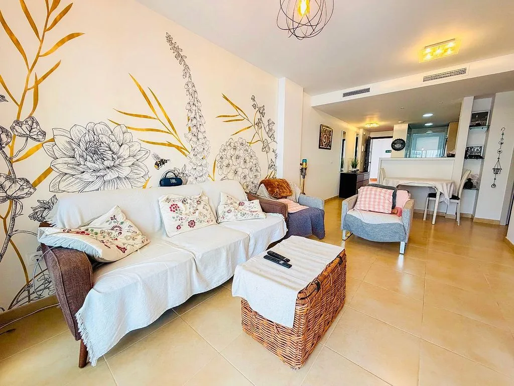 Soggiorno - 2-Bedroom Apartment with Pool in Orihuela Costa