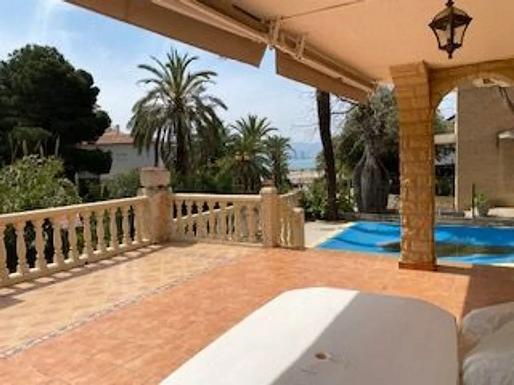 Piscine - Chalet with Sea View and Pool in Cap Blanc, Cullera