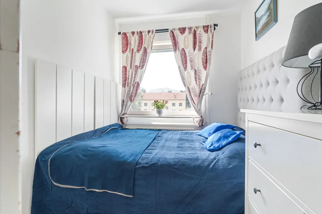 Bedrooms - 2.5A Apartment with Balcony in Solbacken