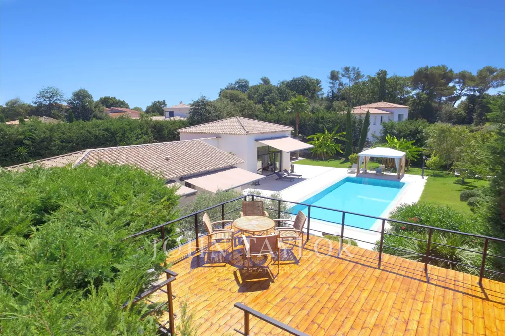 Vista aerea - Contemporary Villa with Pool in Roquefort-les-Pins