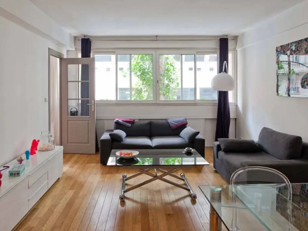 Séjour - Appartement avec Vue Sud-Est au 16e Arrondissement