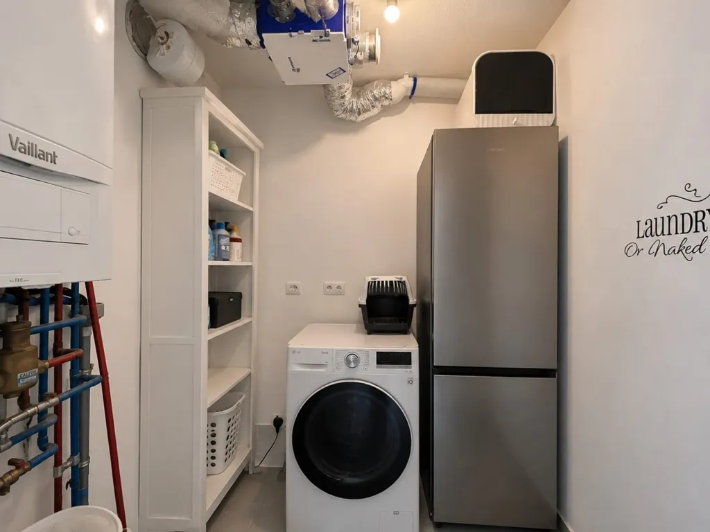 Utility Room - House with Canal View in Zelzate