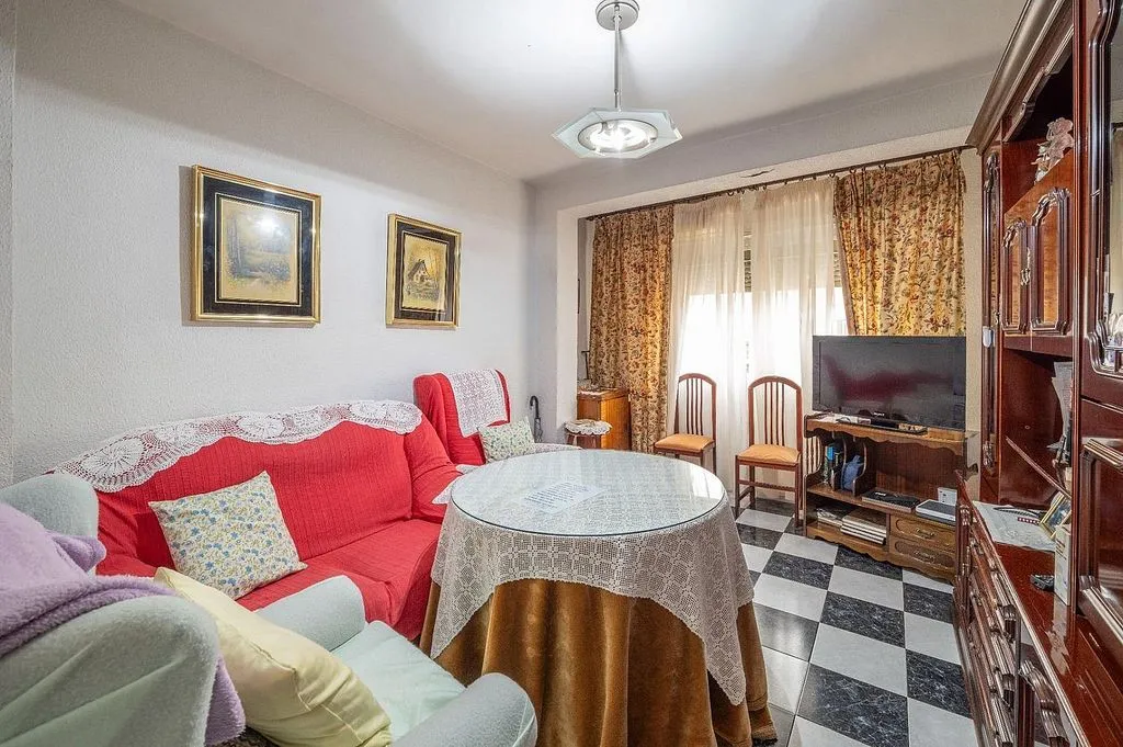 Living Room - Apartment with Terrace in Zaidín District