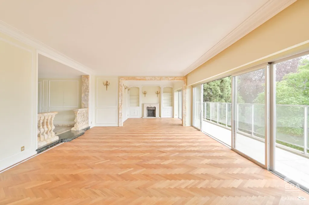 Séjour - Appartement avec terrasses sur l'Avenue Franklin Roosevelt à Bruxelles
