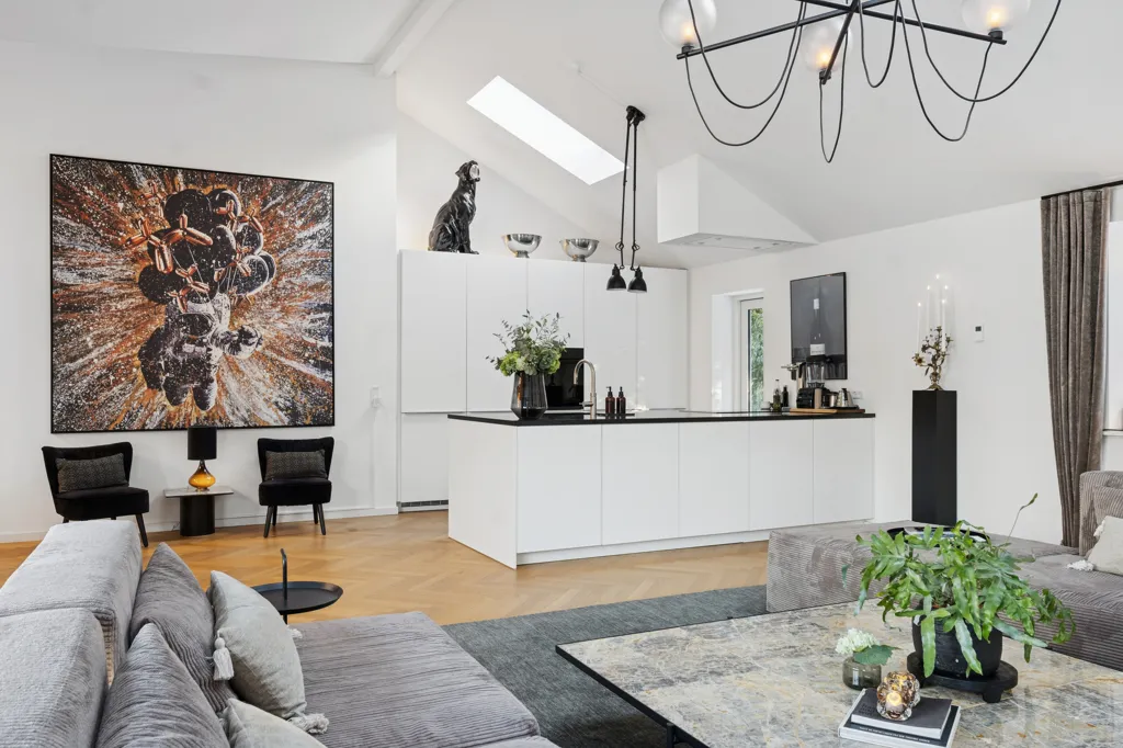 Séjour - Renovated Villa with Carport in Vedbæk