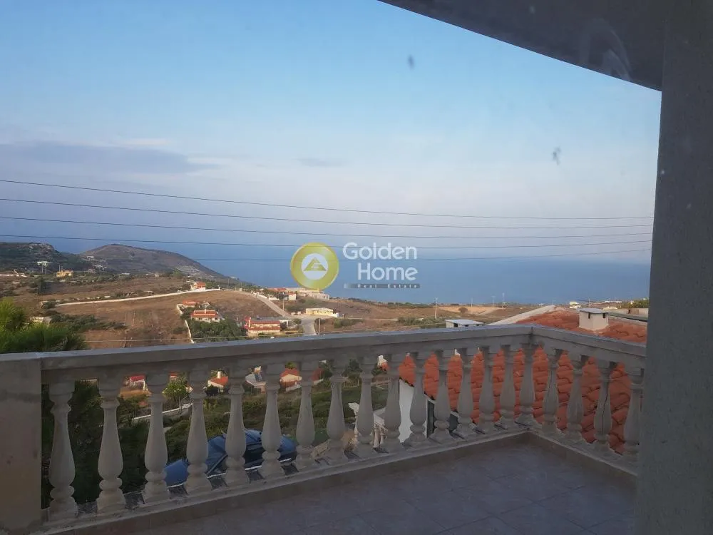 Balcon - Two-Storey Villa with Sea View in Keratea