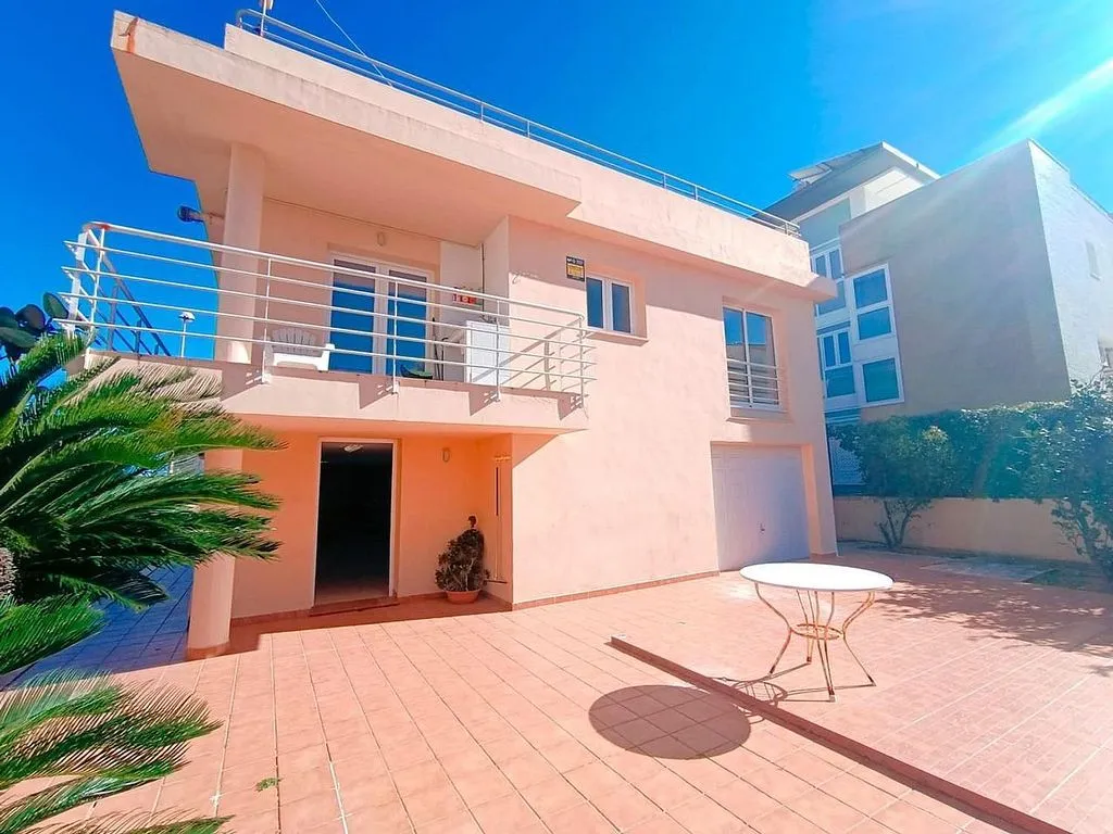 Terrasse - Chalet with Sea View in Oliva Playa