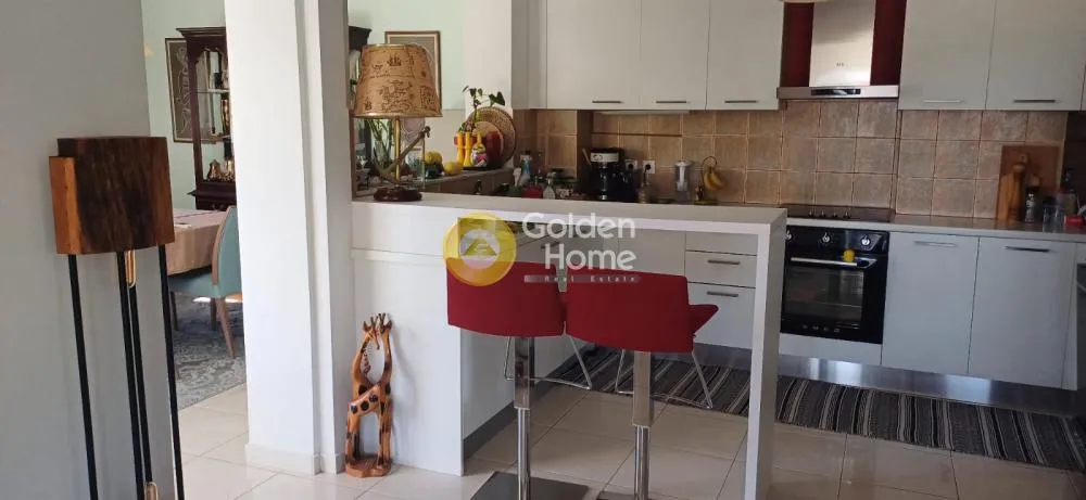 Köök - Penthouse with Garden in Varigotti