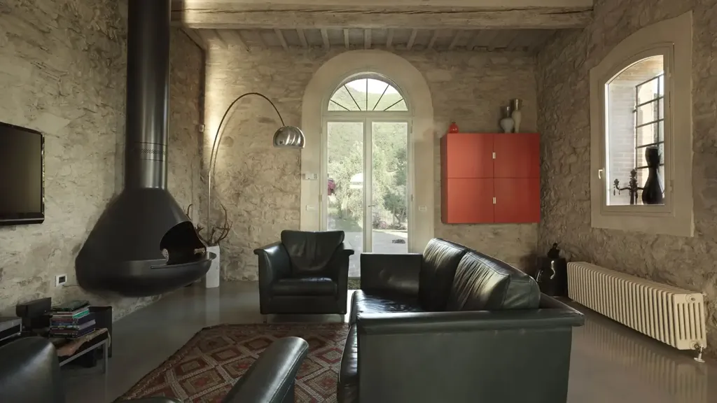 Séjour - Rustic Villa with Panoramic Views in Calci
