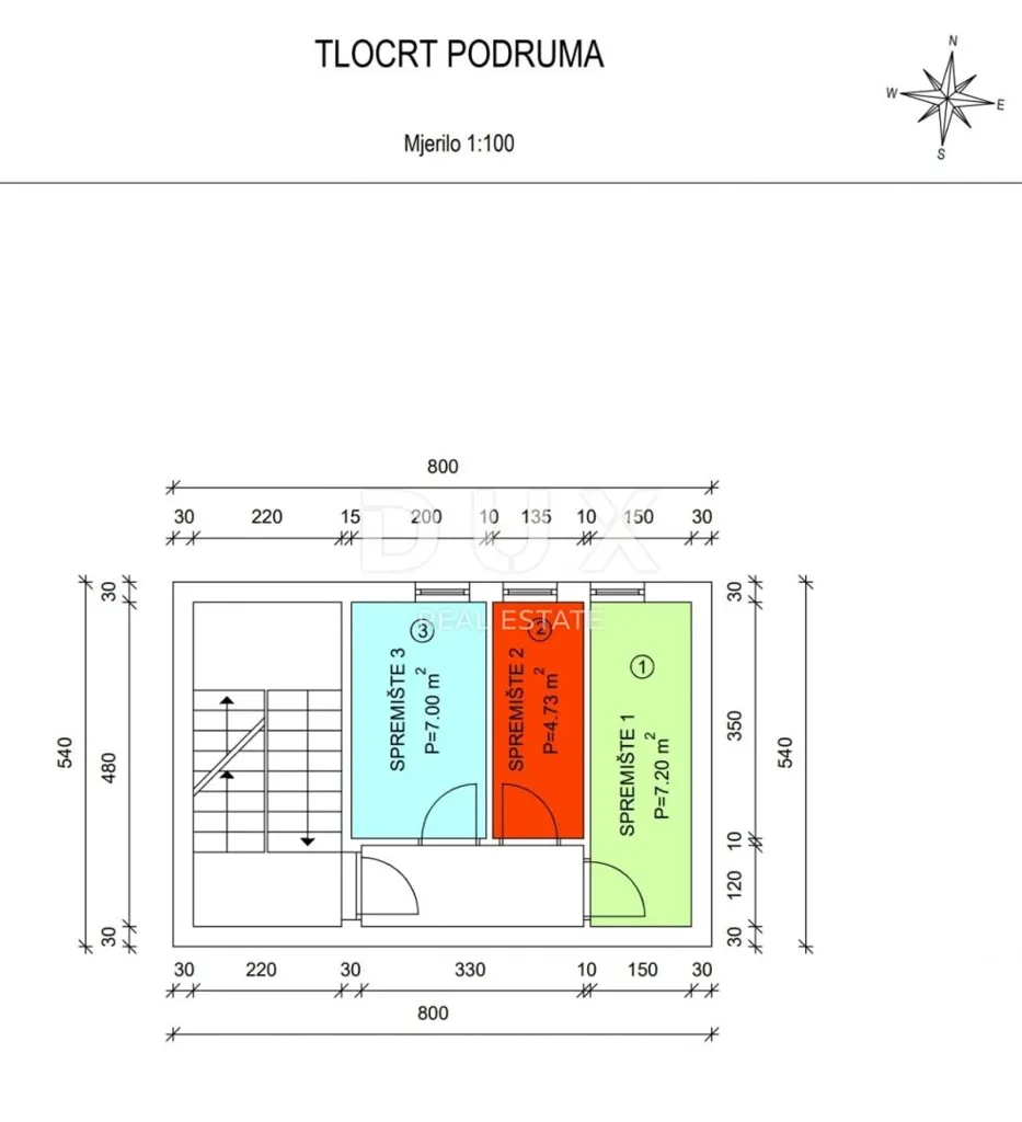 Planimetria - Ground Floor Apartment with Terrace in Matulji