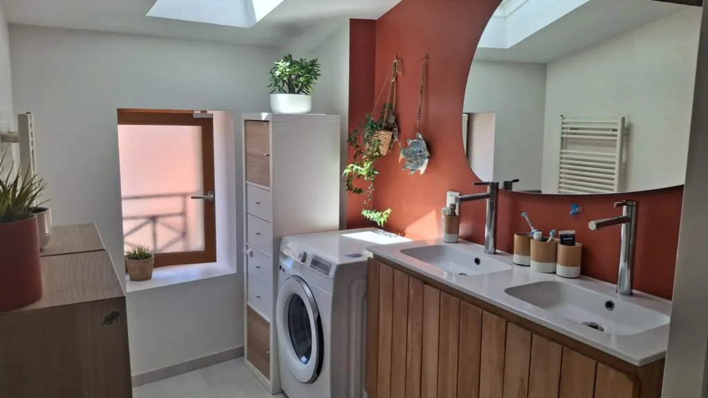 Salles de bain - Duplex T4 Centre Ville Brignais avec Terrasse