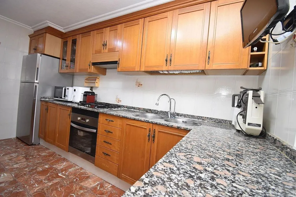 Kitchen - Apartment with Balcony in Santa Pola Centre