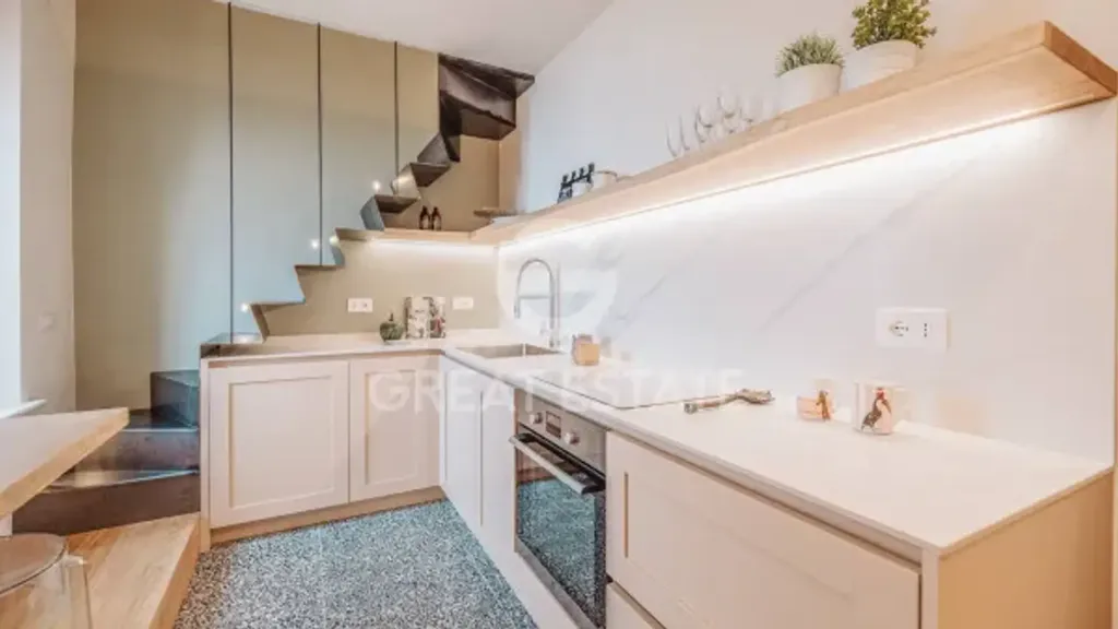 Cucina - Restored Apartment with Historic View in Città della Pieve