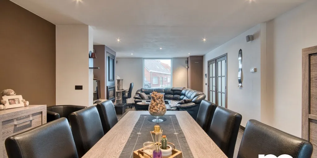 Söögituba - Stylish House with Pool in Lendelede