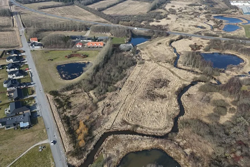 Vue aérienne - Development Land with Natural Setting in Skjern
