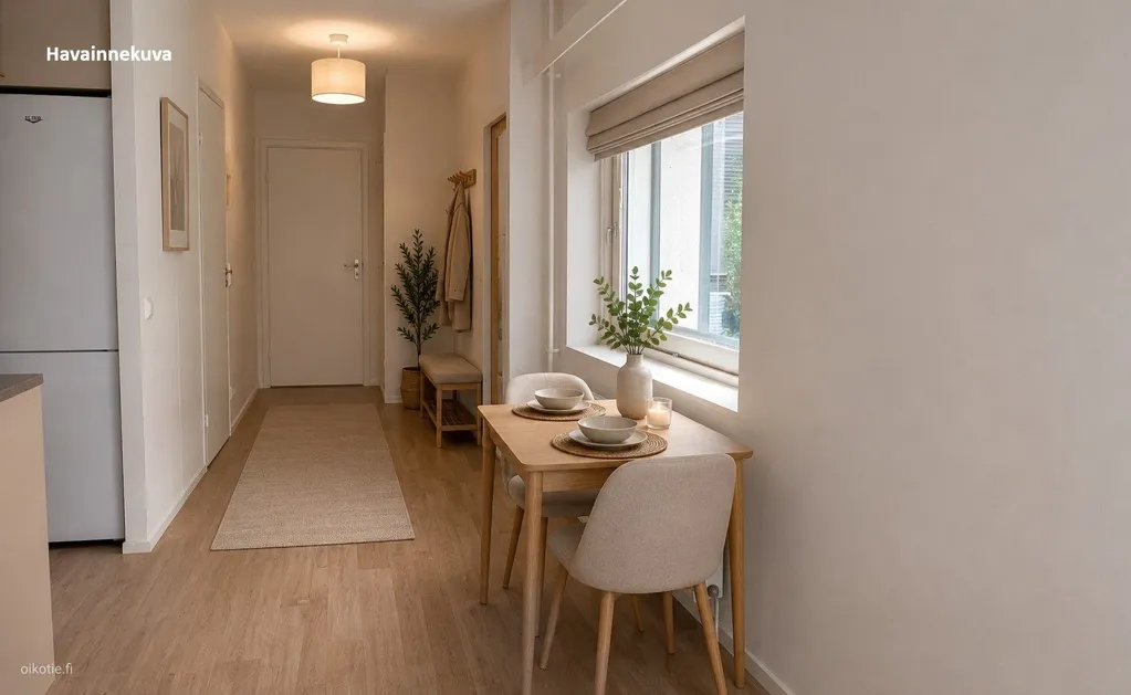 Salle à manger - Efficient 2-Bed Flat with Sauna in Kallahti, Helsinki