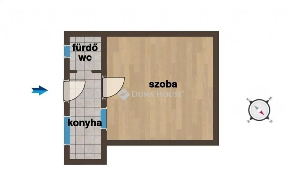 Planimetria - Apartment with Garage in Budapest 15th District