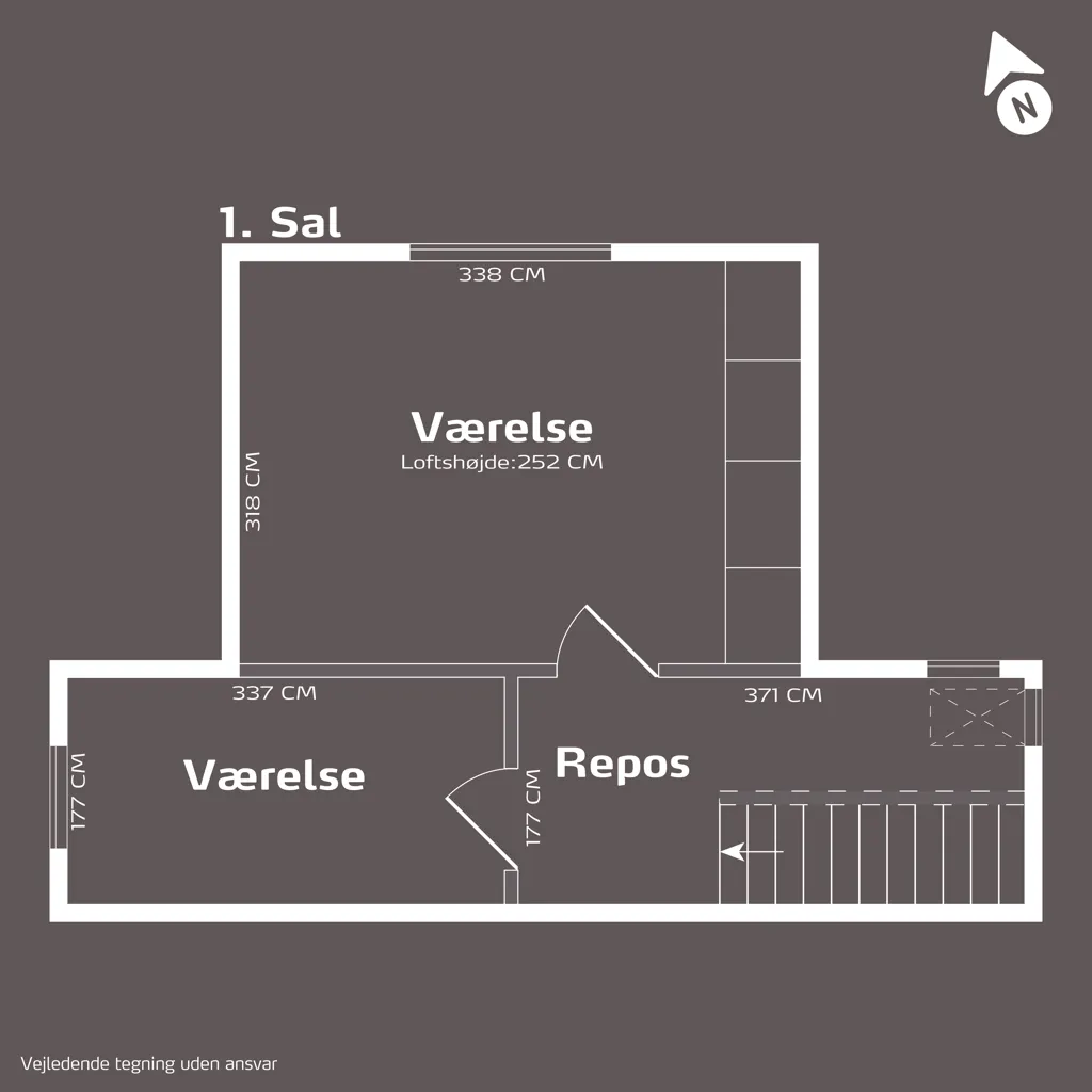 Plan - Charming Terraced House in Brande