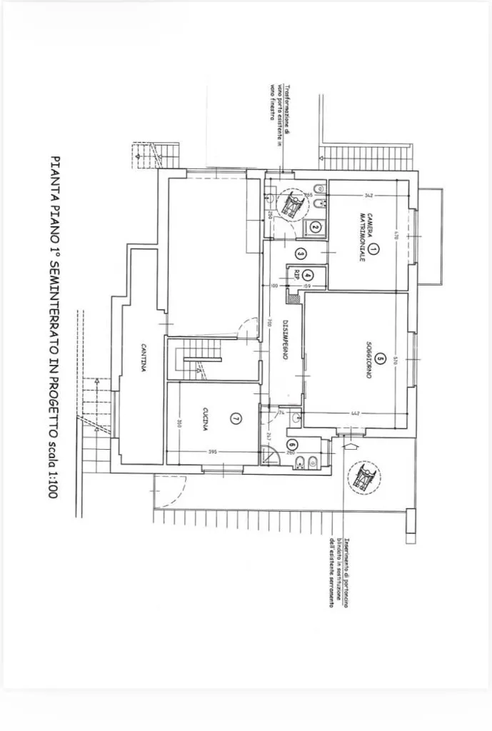 Plan - Luxury Villa with Terrace View in Moncalieri