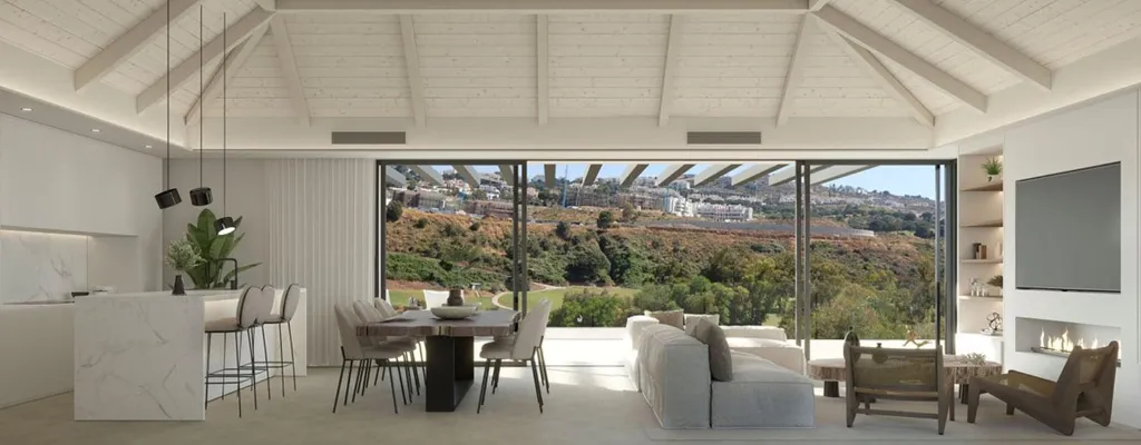 Séjour - Frontline Golf Villa with Panoramic Views in Mijas Golf