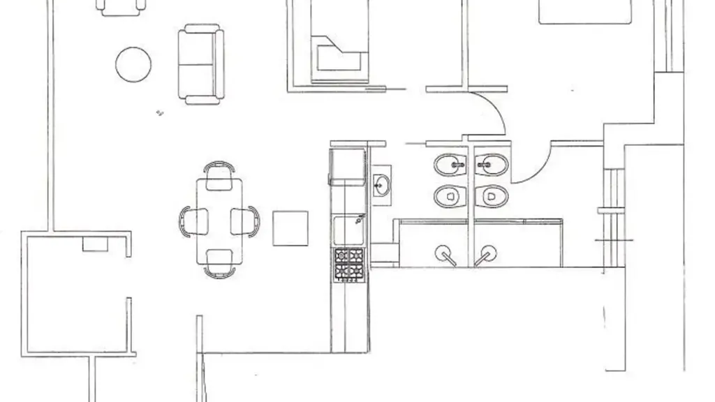 Plaan - Modernised Triplex with Balcony in Centocelle, Rome